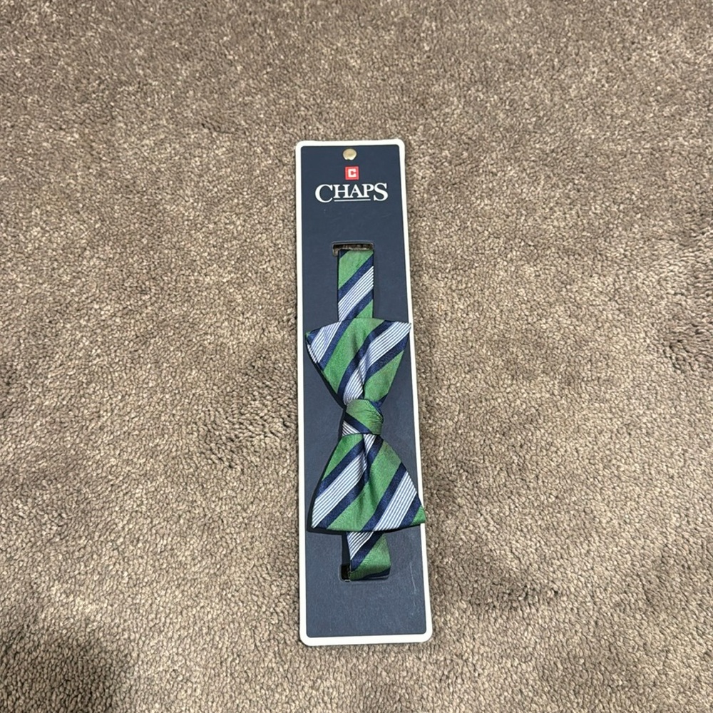 Chaps Fayette Stripe Bow Tie